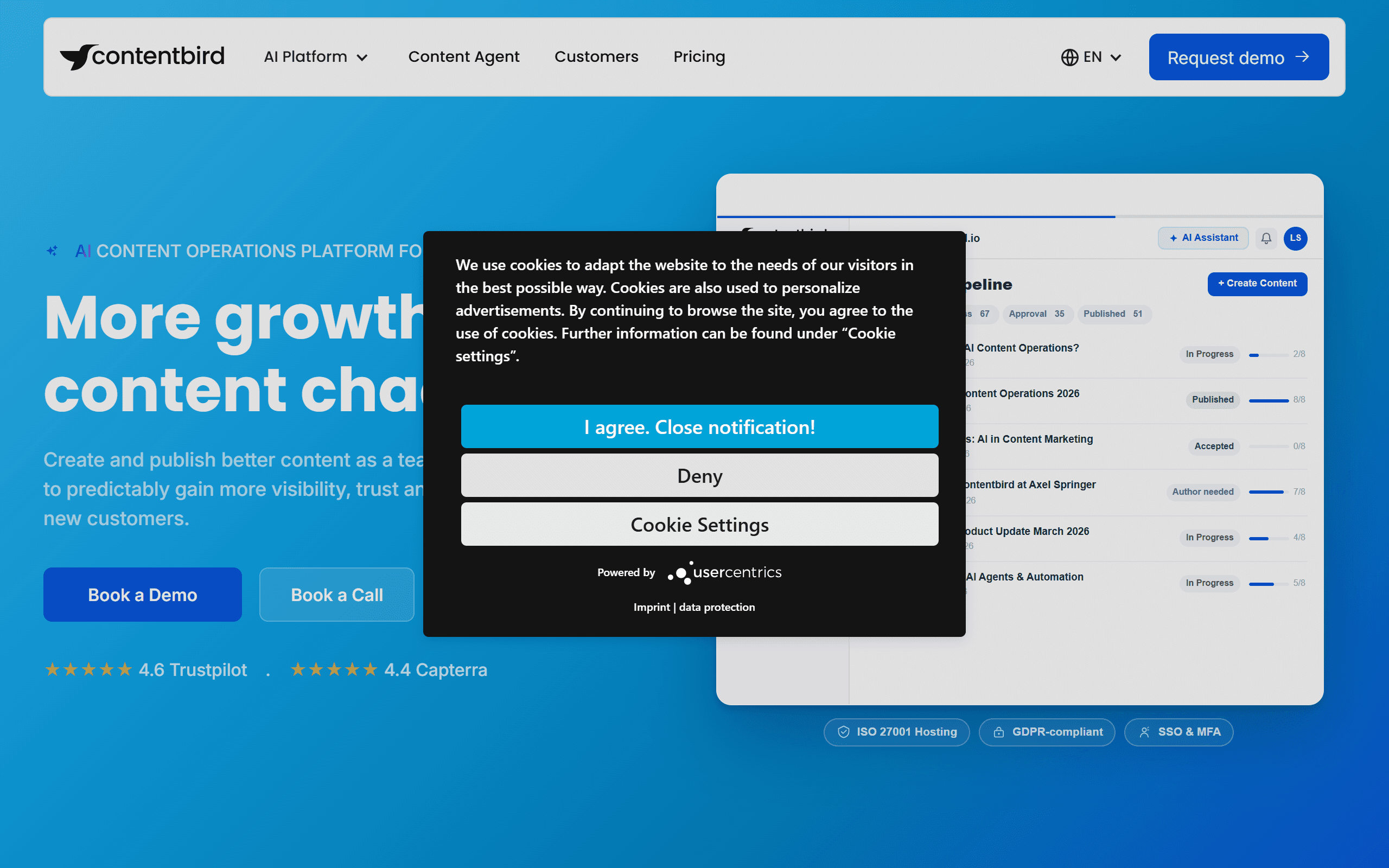 Contentbird website